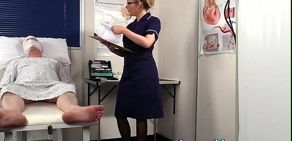  Busty nurse in uniform